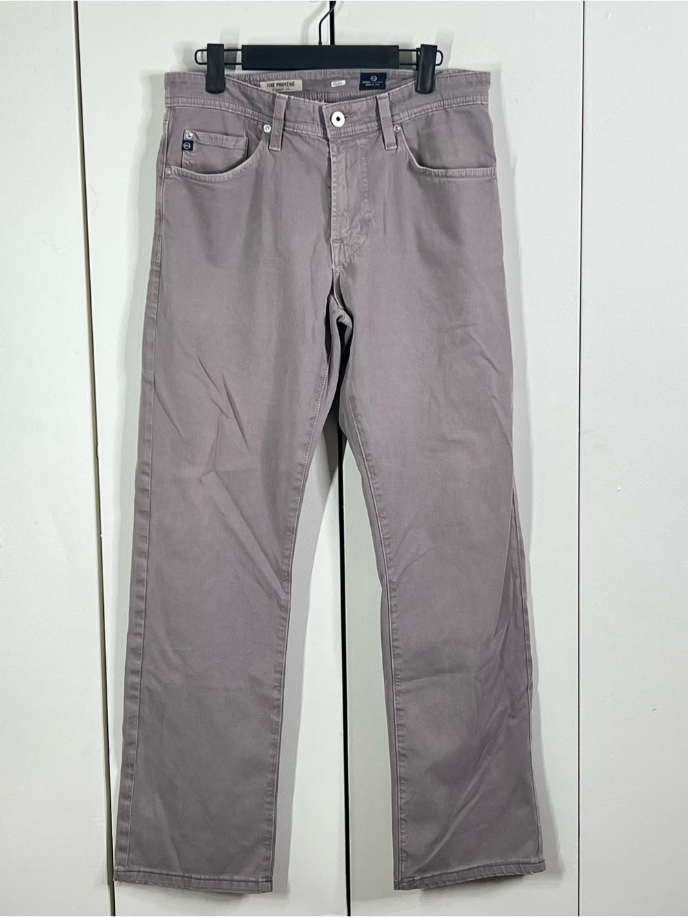 AG Adriano 31 x 34 Goldschmied The Protege Gray Straight Leg Jeans Made in USA